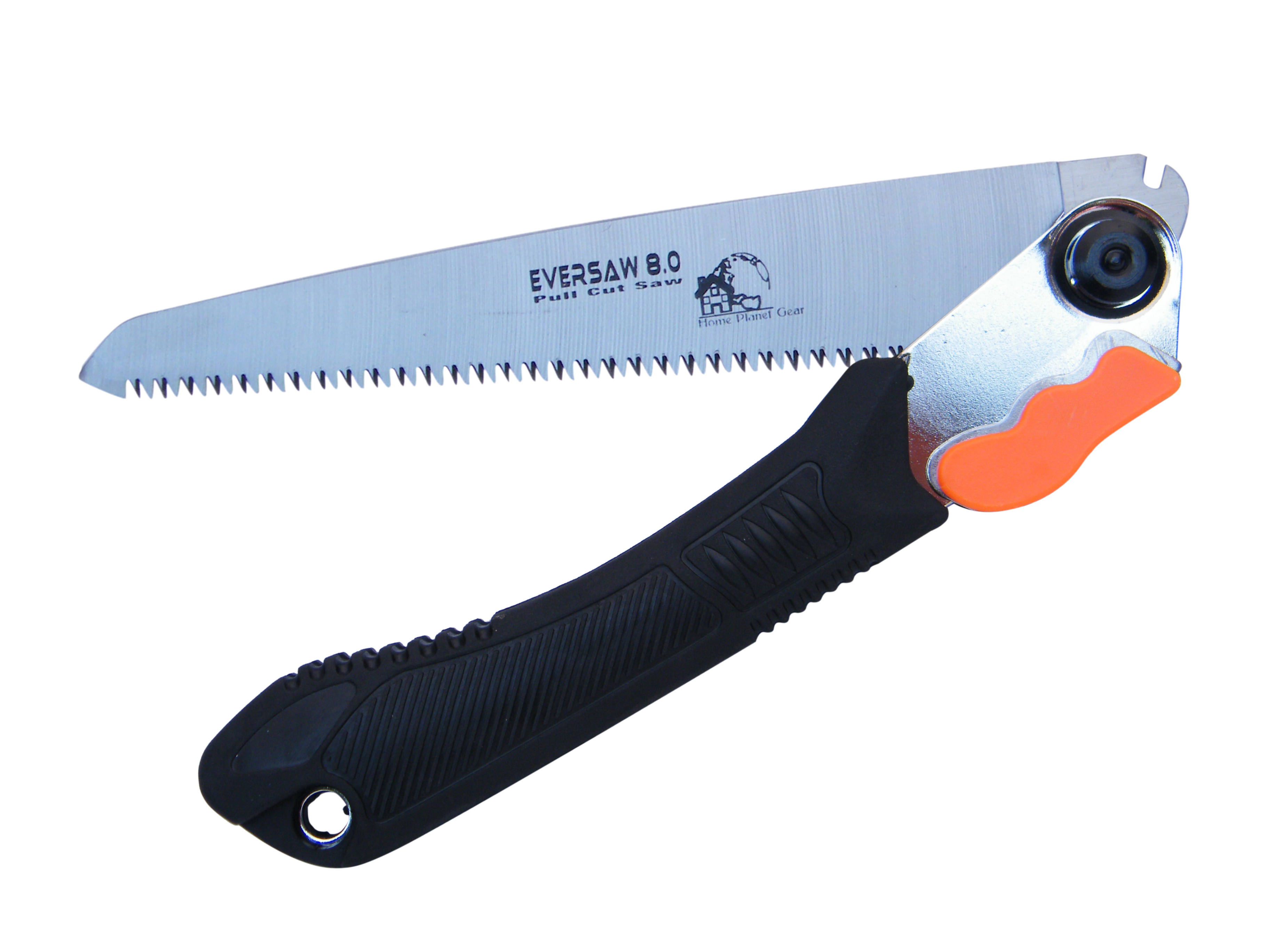 The EverSaw 8.0 folding hand saw great for tree pruning, camping, hunting, survival